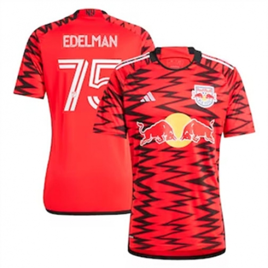 Men New York Red Bulls Daniel Edelman 2024 25 Home Replica Red Men New York Red Bulls Daniel Edelman 2024 25 Home Replica Red