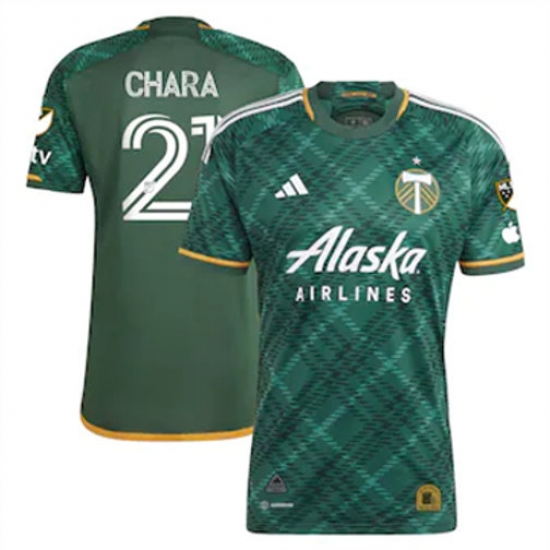 Men Portland Timbers Diego Chara 2023 24 Home Replica Green Men Portland Timbers Diego Chara 2023 24 Home Replica Green