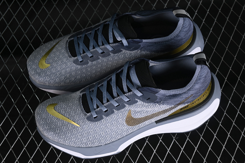 ZOOM X INVINCIBLE RUN FK 3 WHITE BLUE GREY GOLD